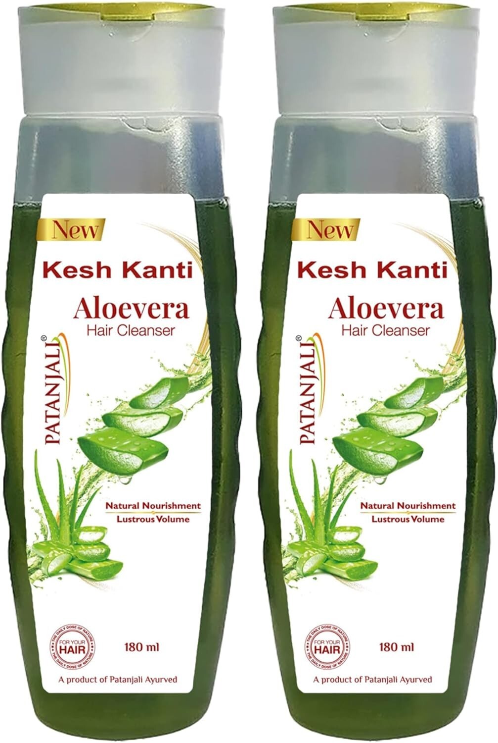 2 x Patanjali Kesh Kanti Aloe Vera Hair Cleanser 200ml (6.76 oz)  Free Shipping